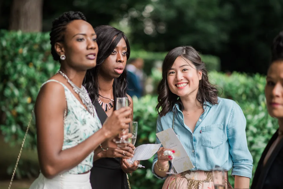 Emotions and smiles during an outdoor speech